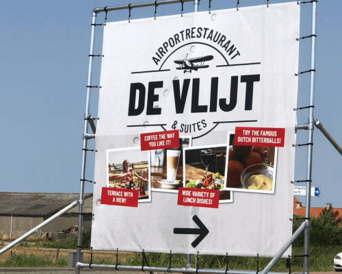 de vlijt spandoek