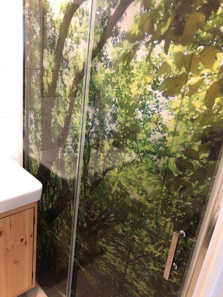 glazen douche deur 1